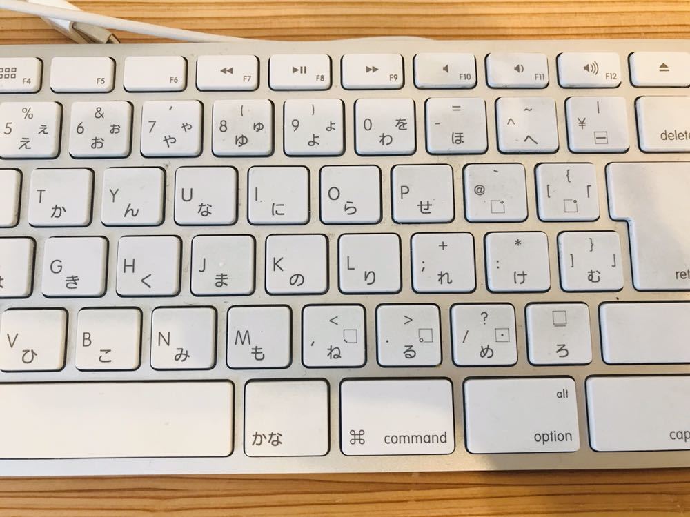 Mac用Apple アップル フルサイズ日本語キーボードUSB Apple USB keyboard アップル USBキーボード JIS日本語 ◇Mac Apple