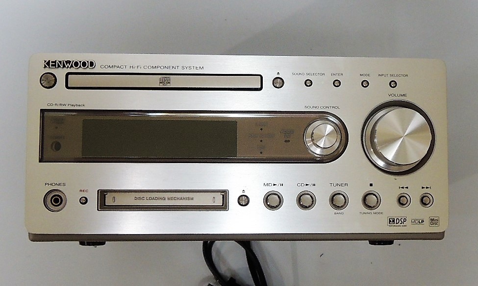☆KENWOOD R-K700 CD・MDプレーヤー・リモコン付・ジャンク品 KENWOOD