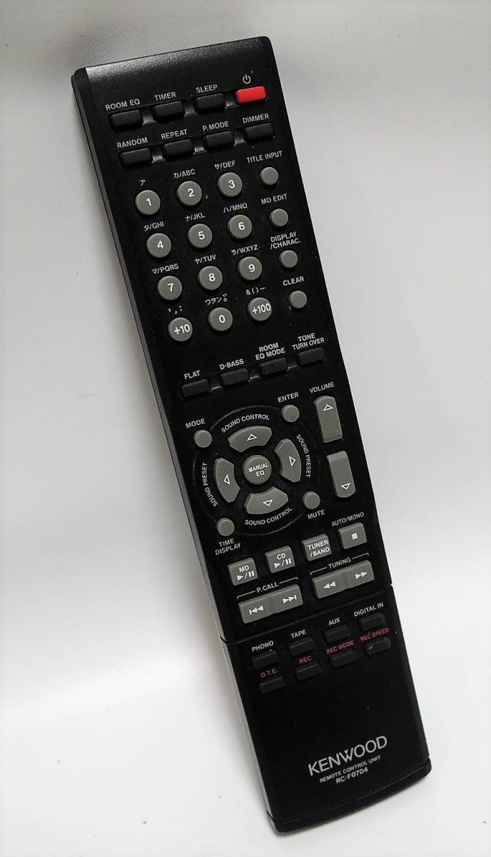 ☆KENWOOD R-K700 CD・MDプレーヤー・リモコン付・ジャンク品 KENWOOD