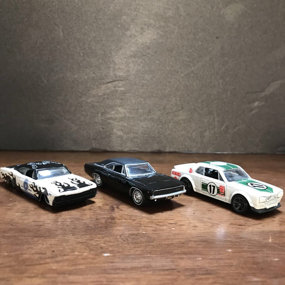 ホットウィール(Hot Wheels) ミニカーまとめ10台 セット ハコスカ