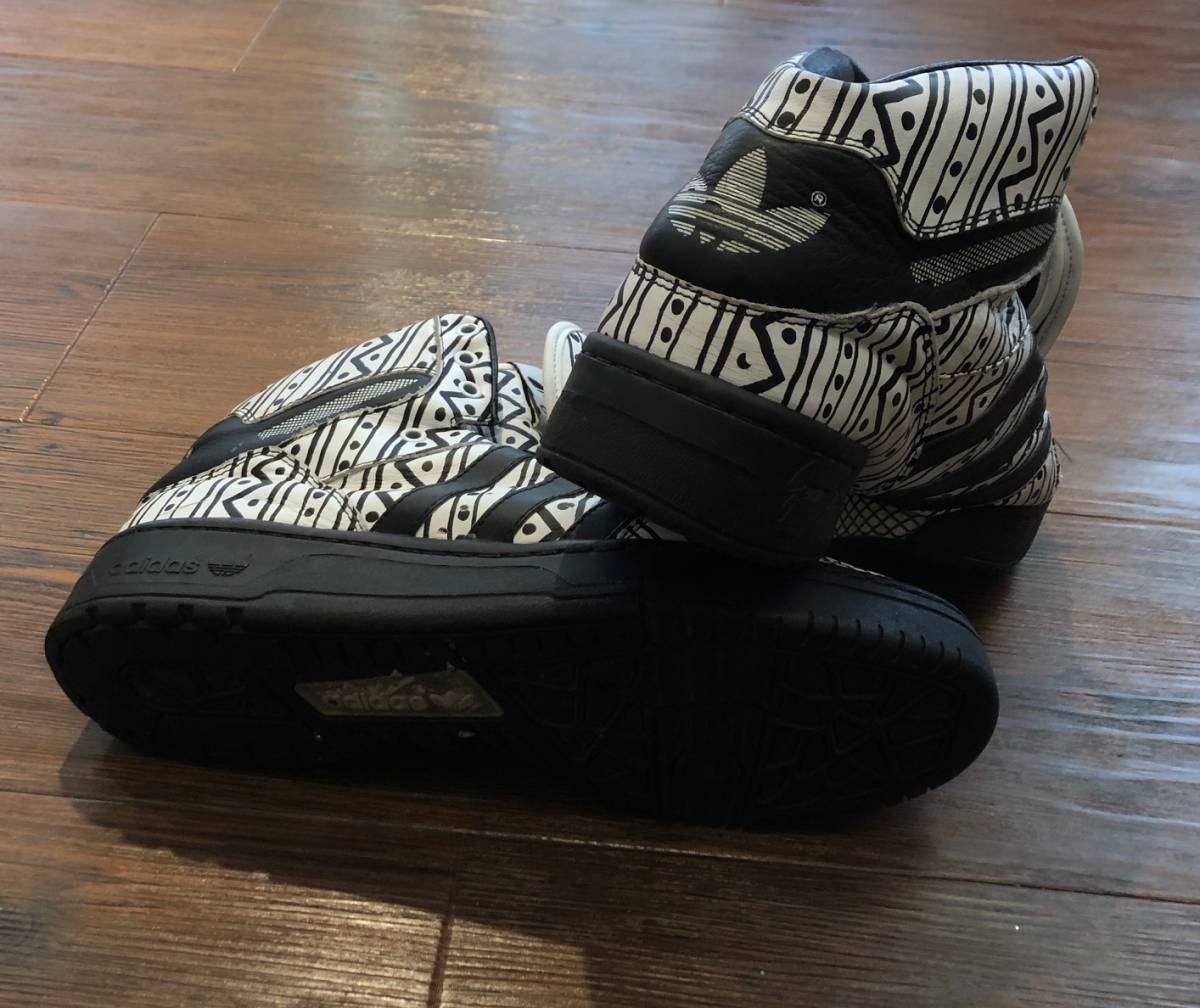 ☆ adidas × JEREMY SCOTT コラボ スニーカー スリータン JS 3 TONGUE 