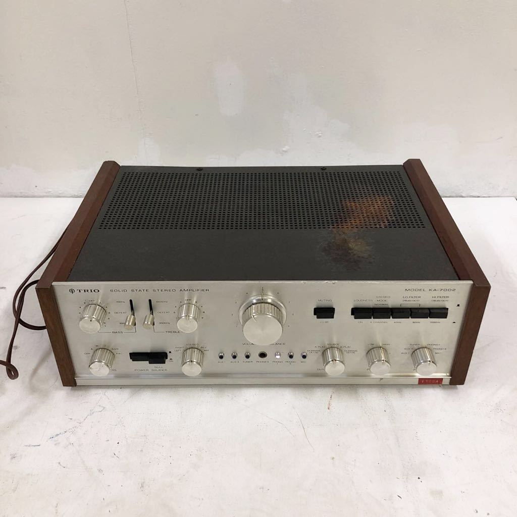 TRIO プリメインアンプ KA-7002 右chの音が出ません　ジャンク TRIO プリメインアンプ トリオ Yahoo!オークション アンプ - KA-7002の