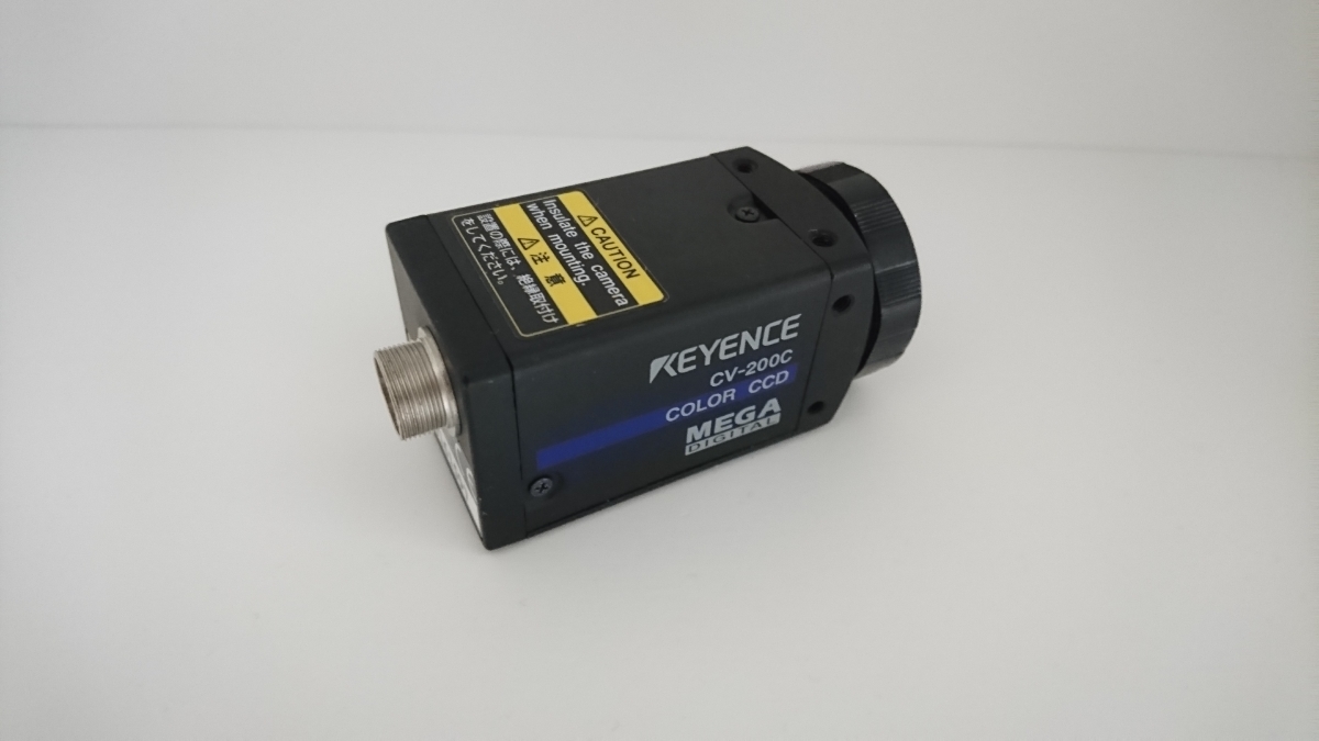 送料無料】KEYENCE キーエンス CV-200C 200万画素カラー CCDカメラ 美