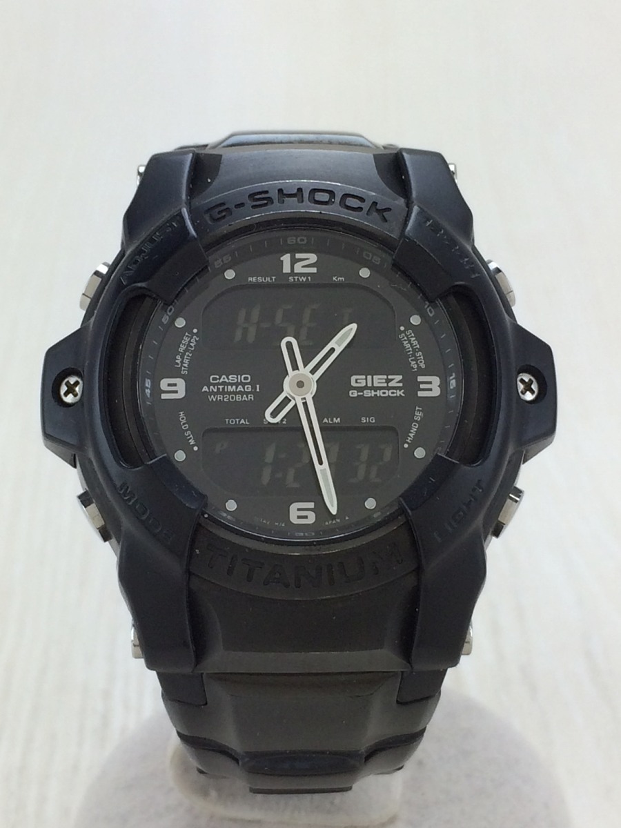 CASIO◆クォーツ腕時計/アナログ/チタン/BLK/BLK CASIO カシオ | オシアナス CASIO&frasl;カシオ -