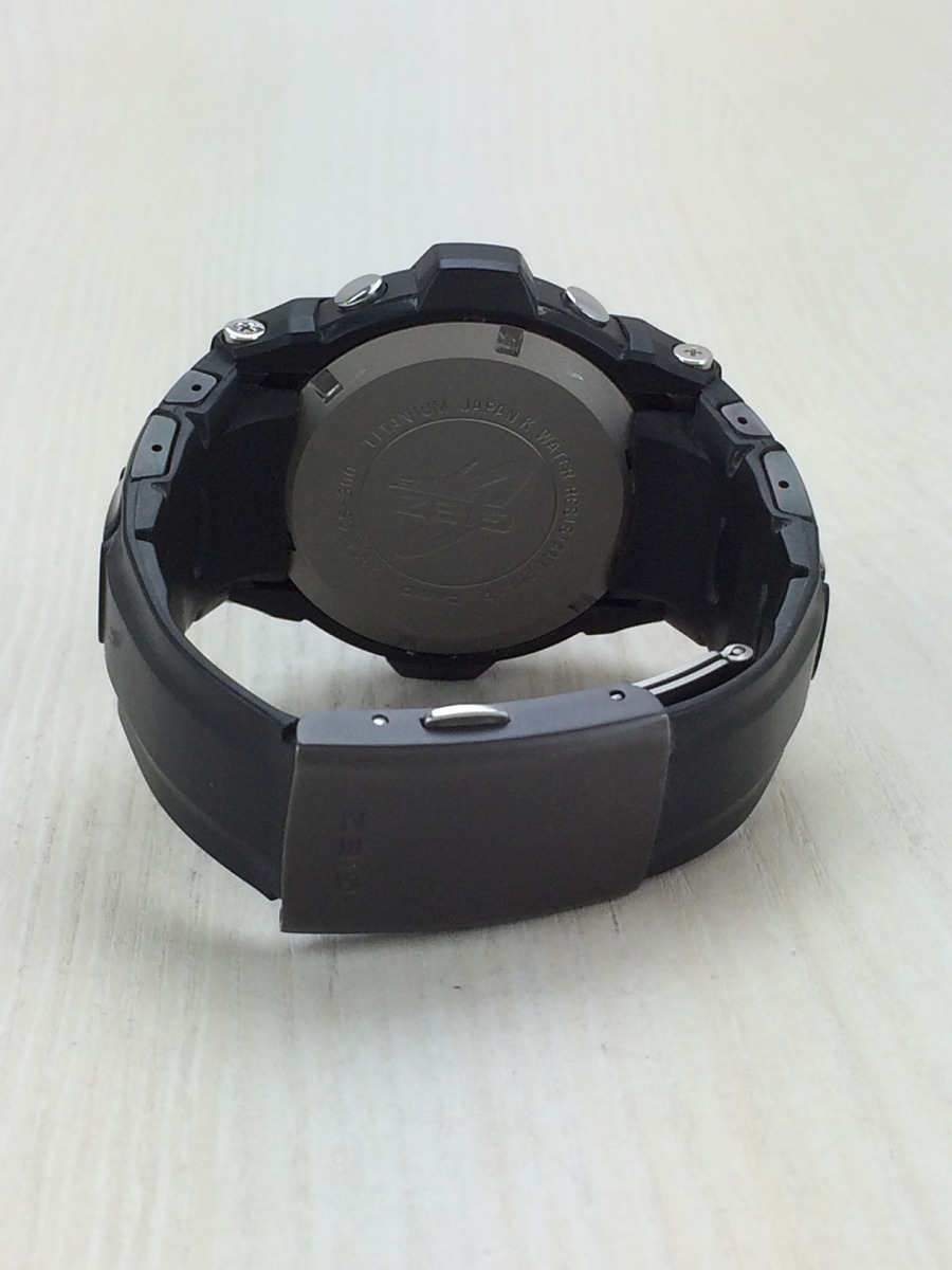 CASIO◆クォーツ腕時計/アナログ/チタン/BLK/BLK CASIO カシオ | オシアナス CASIO&frasl;カシオ -