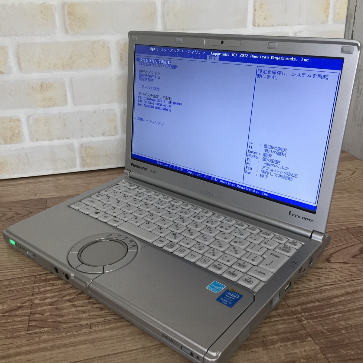 ジャンクレッツノートCF-SX3JDHCS 【美品】Panasonic Let's note CF-SX3JDHCS Core i5 4310U 2.00GHz/4GB/320GB 〔A0208〕 ジャンク&frasl;Panasonic Let\u0027s note CF