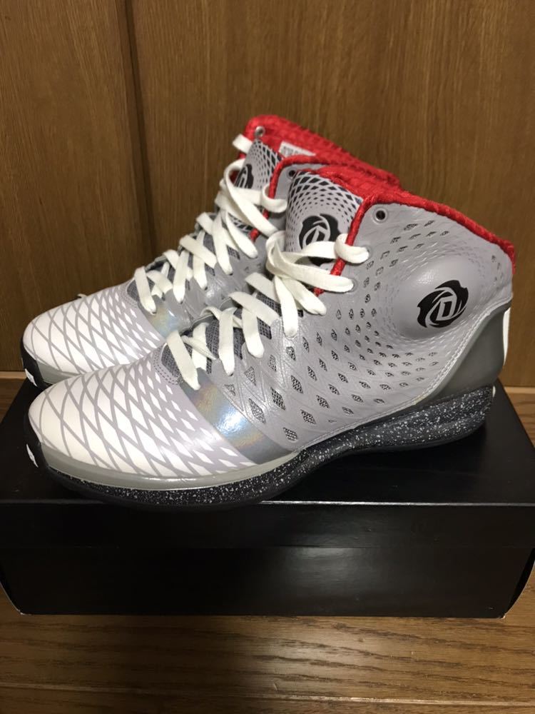 adidas D ROSE 3.5 デリックローズ NBA シカゴブルズカラー 27cm バスケットシューズ