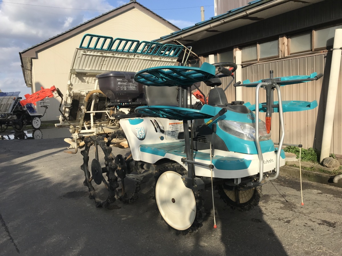 クボタ 田植機 SPU45P 施肥機 4条植え | パワステ 田植え 中古 4条 Kubota