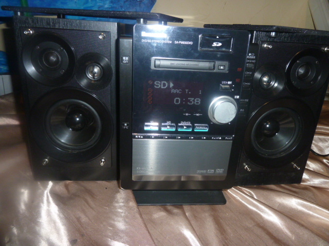 パナソニック5DVD/5CD・SD・MD、FMAMコンポ SC-PM930DVD 動作確認品