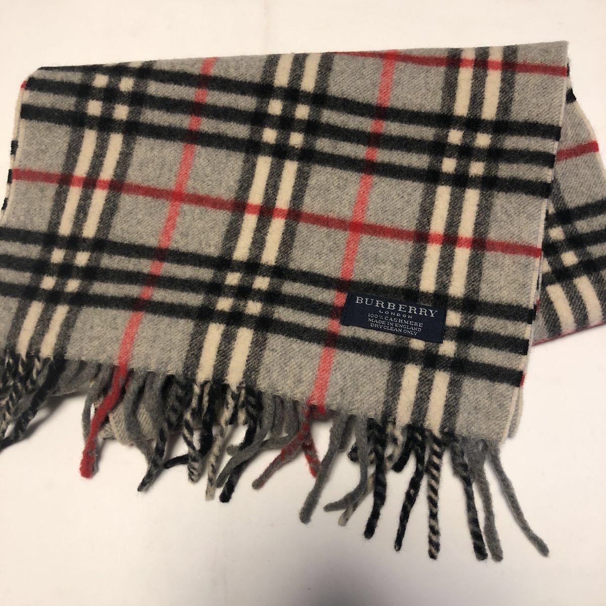 バーバリー : [BURBERRY] (バーバリー) 新タグ⁄フリンジ チェック 