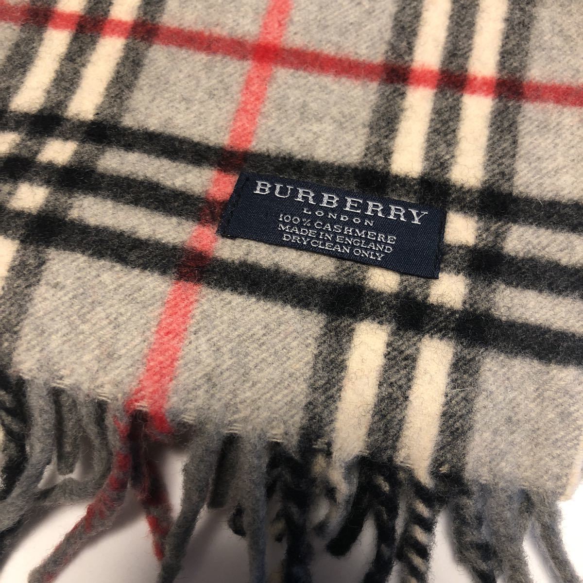 バーバリー : [BURBERRY] (バーバリー) 新タグ⁄フリンジ チェック