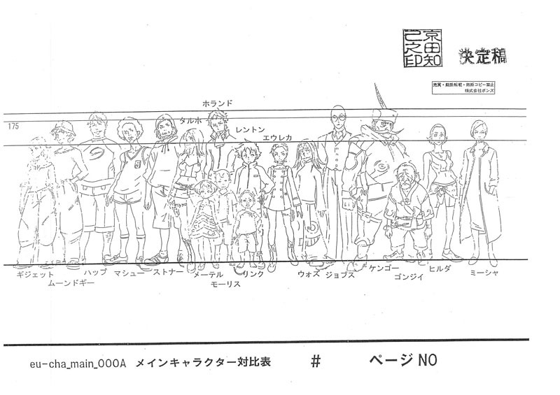交響詩篇エウレカセブン 設定資料