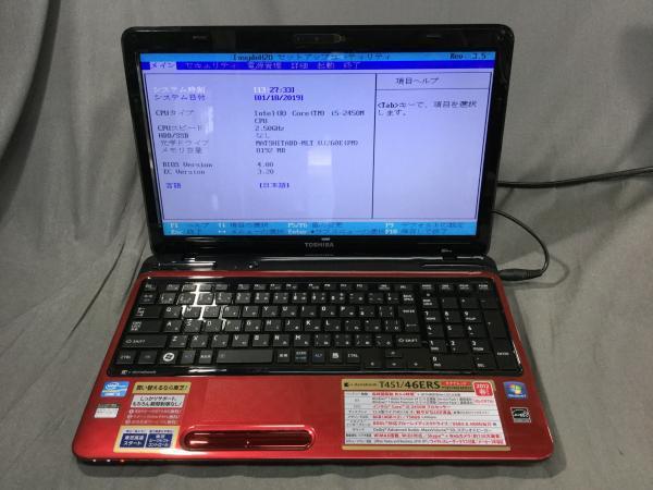 ジャンク!TOSHIBA T451/46ERS○Core i5 2450M 2.5G 8G