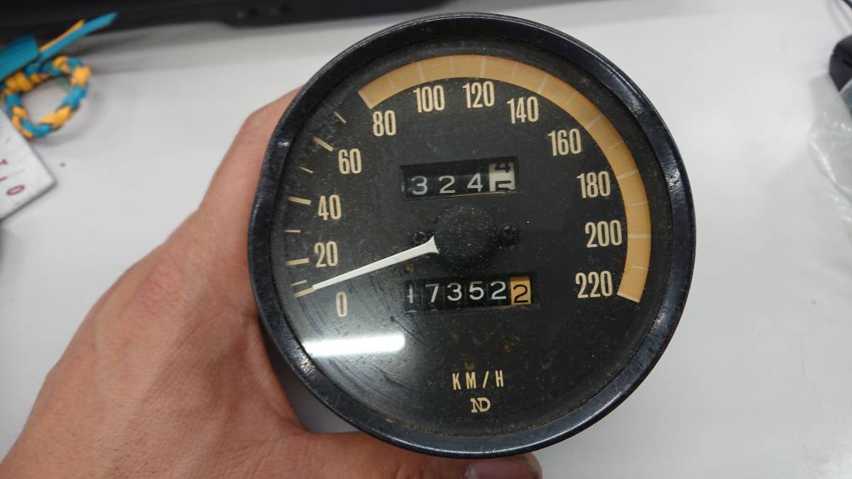 Z2 220kmスピードメーター Z1～Z1000MK2 ドレミコレクション - マイル 