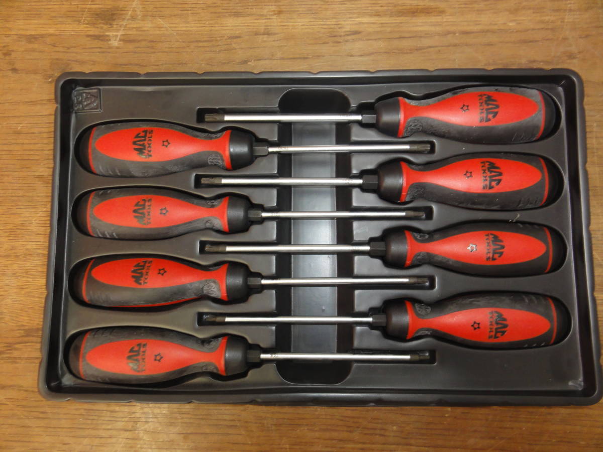 MAC TOOLS マックツール トルクスドライバー 8本セット M072　