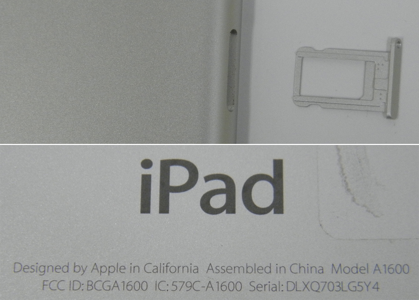 Apple iPad mini 3 Wi-Fi + Cellular (64GB) A1600 ジャンク品