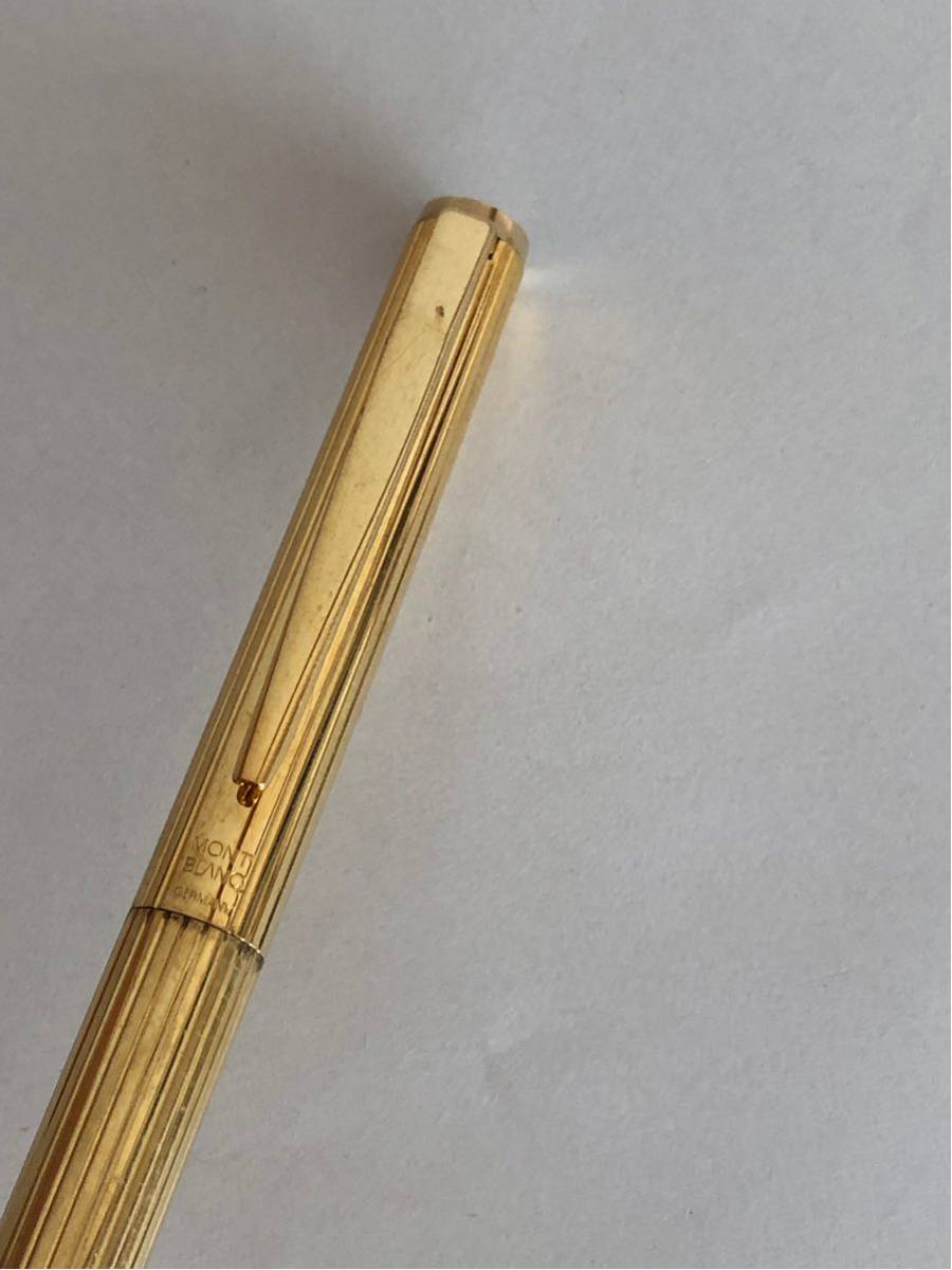MONT BLANC モンブラン 585 万年筆 GERMANY シルバーカラー MONT BLANC