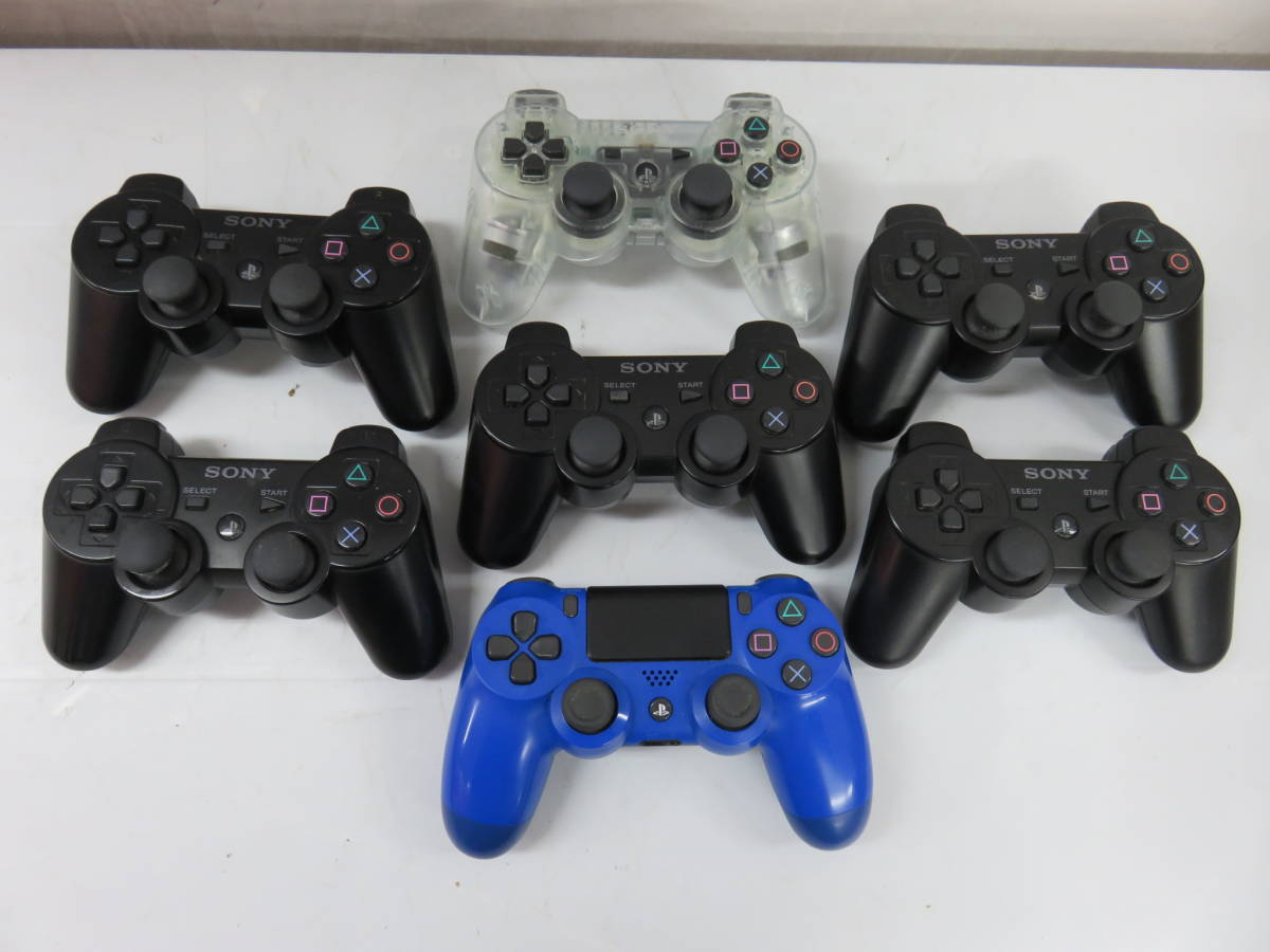 PS3 PS4 コントローラー ☆まとめ売り☆PS3_6個、PS4_1個☆ プレステ3 