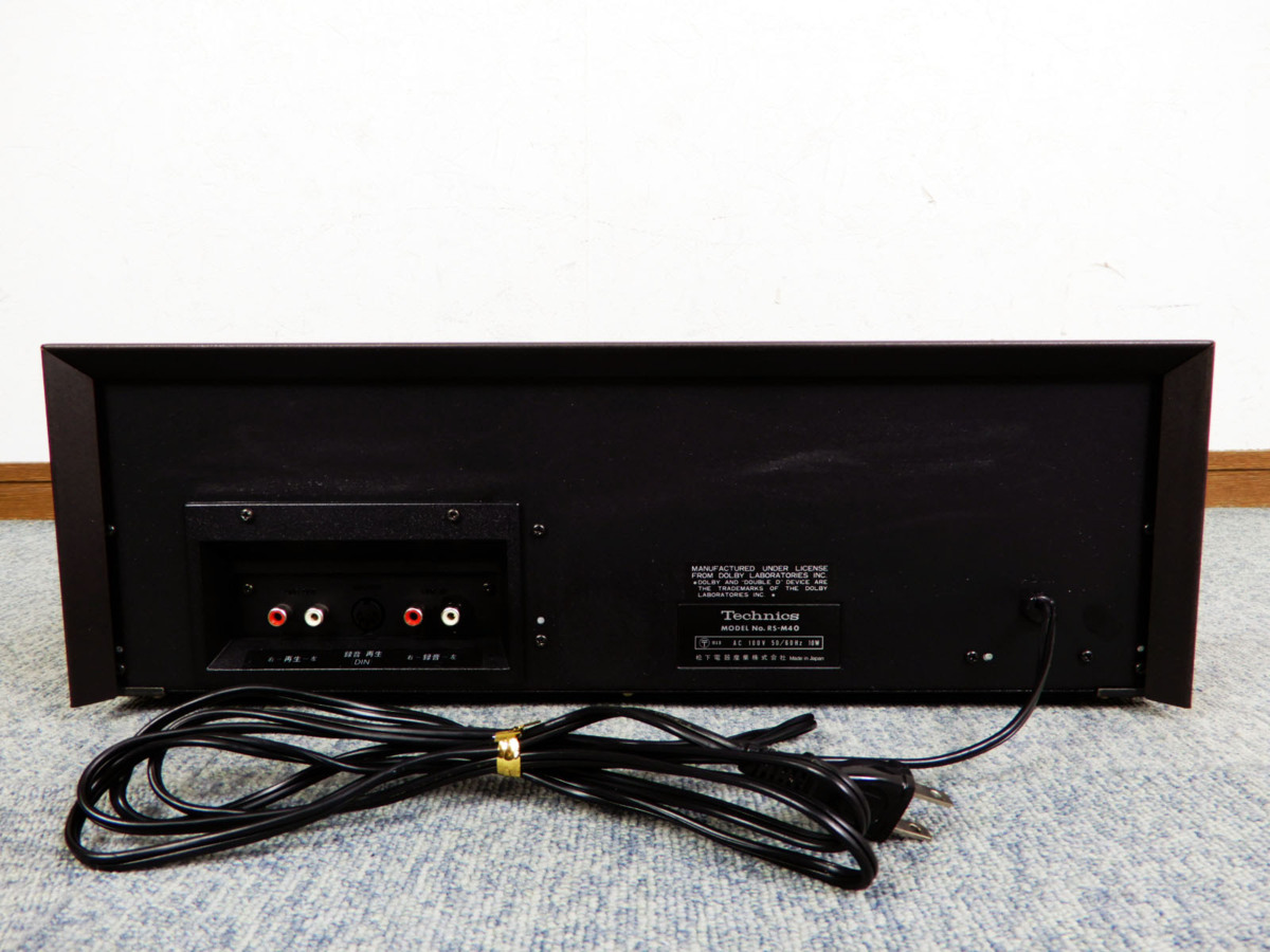 Technics ◇ テクニクス ステレオカセットデッキ ◇◇◇ RS-M40