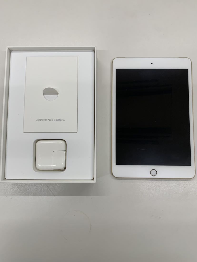 iPad mini4 128G コールド Wi-Fi + Cellular(SoftBank) SIMロック解除済み