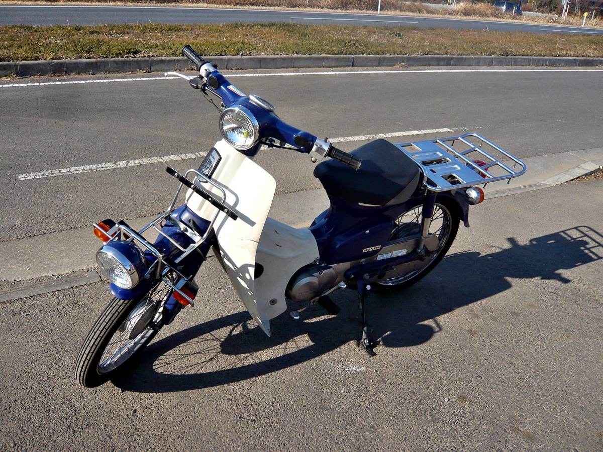 プレスカブ 4サイクルエンジンで燃費が最高！ バッテリ、プラグ新品