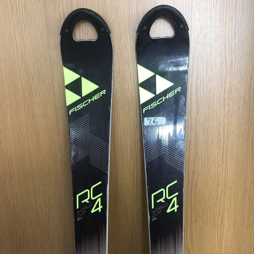 フィッシャー WC RC4 SL 165㎝ ビンディング付き Fischer WORLD CUP