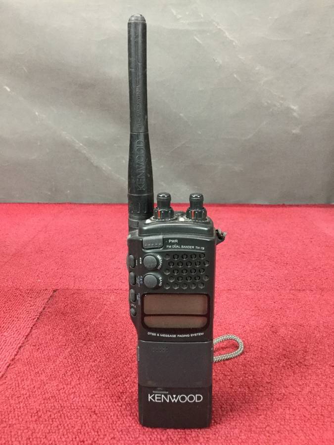 KENWOOD 144/430 FMデュアルバンダー無線機　TH-78 KENWOOD TH-78 144/430MHz FM デュアルバンダー◇現状品 【公式通販】