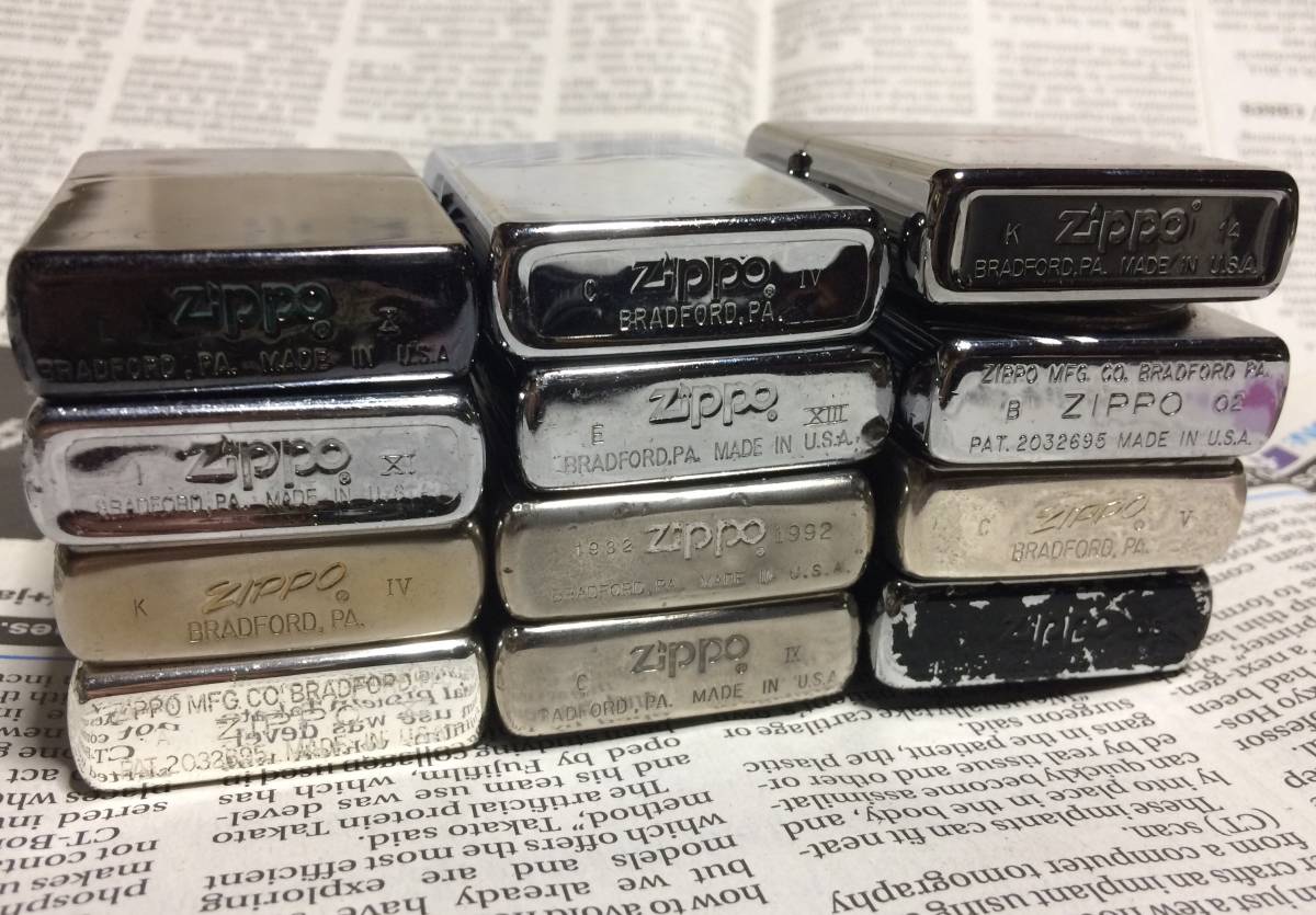 Zippo21個セット 時計付きZippo2個 ピース ハーレーダビッドソン 