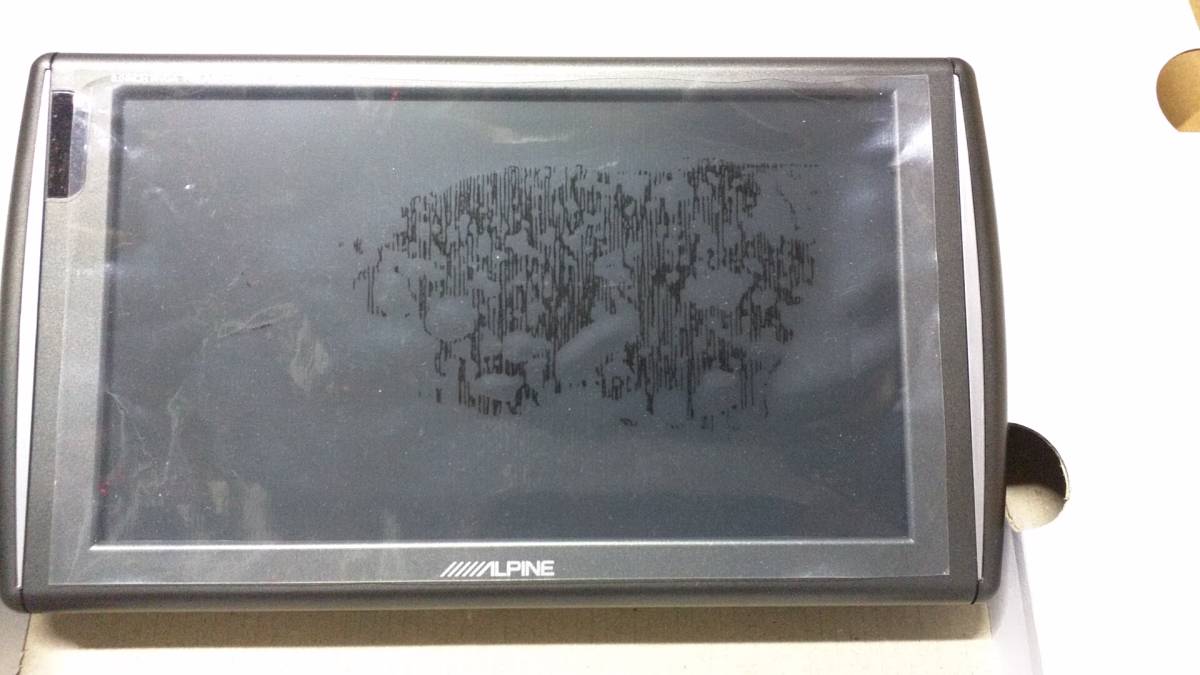アルパイン製リアモニター　PKG-M800SC 元展示品　メーカーチェック品