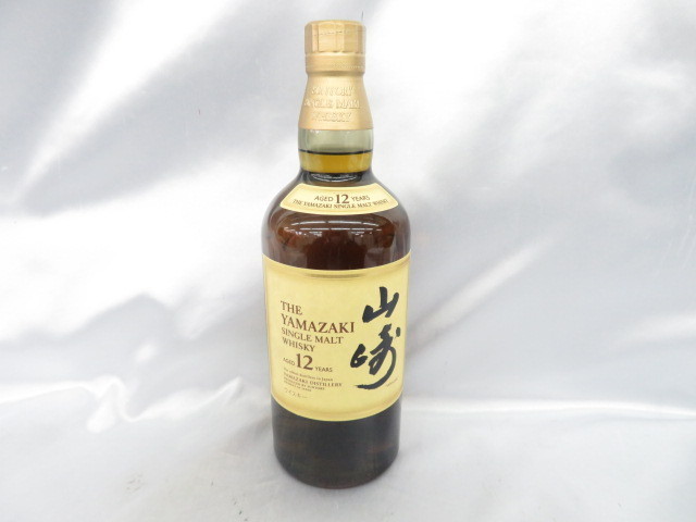 未開栓】SUNTORY サントリー 山崎 12年 シングルモルト ウイスキー