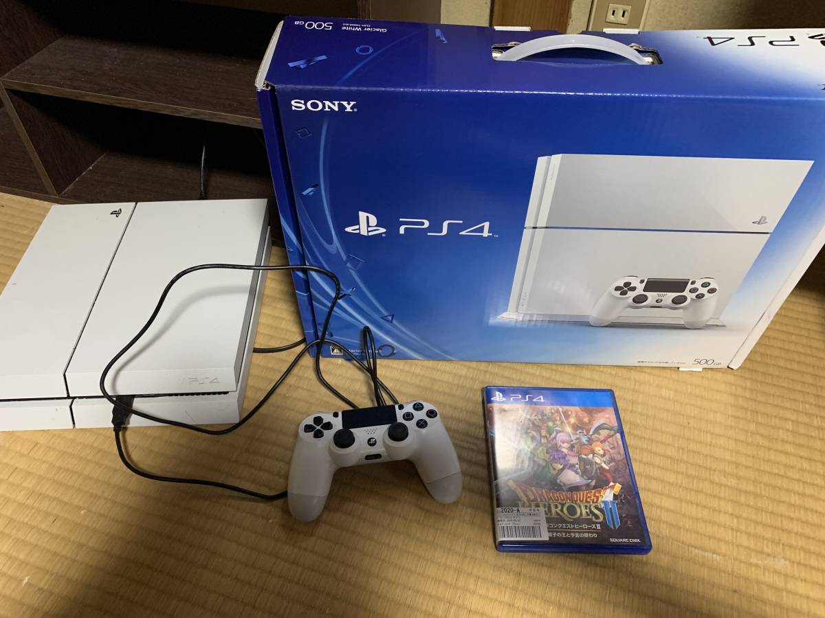 PlayStation4☆グレイシャー・ホワイト500GB☆CUH1100AB02 【公式通販】