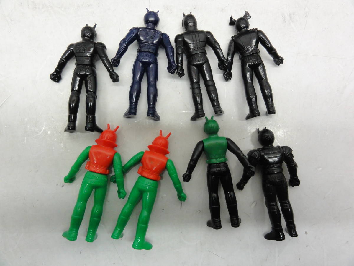 仮面ライダー バンダイ 1987年 - ブラックソフビ 値引き対応 昭和 