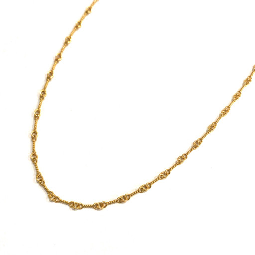 人気，新作 クロムハーツ 22K ツイストチェーン52 20インチ チェーンネックレス Chrome Hearts(ペンダントネックレス)｜売買されたオークション情報、yahooの商品情報をアーカイブ公開 - オークファン ペンダントネックレス