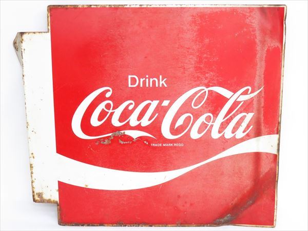 コカ・コーラ コカコーラ ホーロー看板 Coca-Cola - 昭和レトロ 