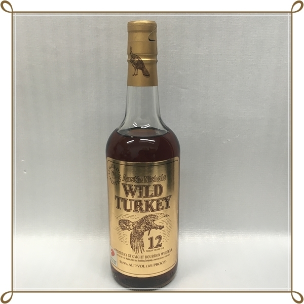 M 未開栓 ワイルドターキー 12年 ゴールドラベル WILD TURKEY ケンタッキーストレートバーボン