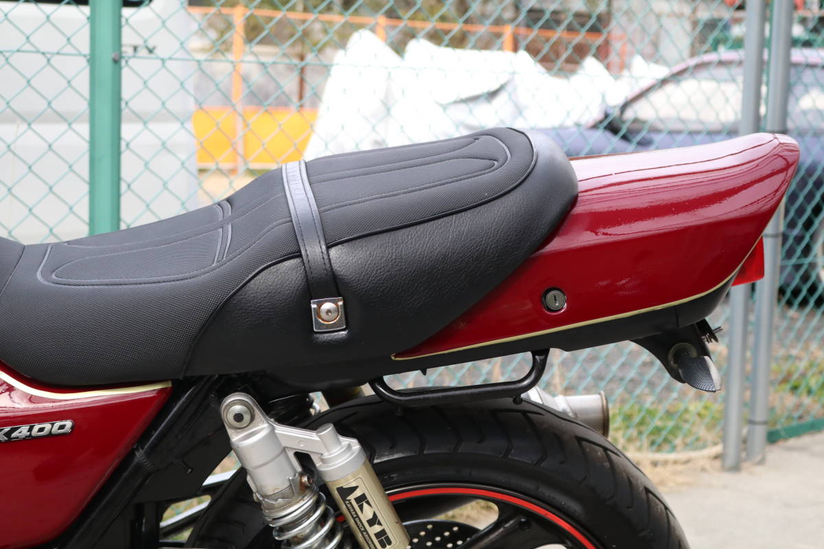 SUZUKI GSX400 インパルス GK79A ヨシムラ製チタンマフラー装備 車検