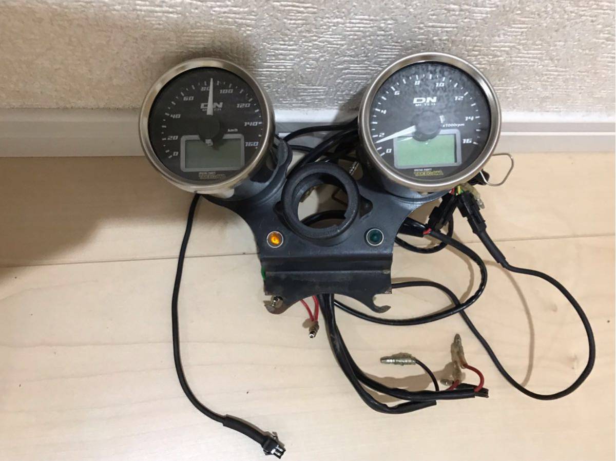 12Vモンキー　DNスピード＆タコメーターキット SP武川 DNスピードメーター&タコメーターキット (中古) モンキー
