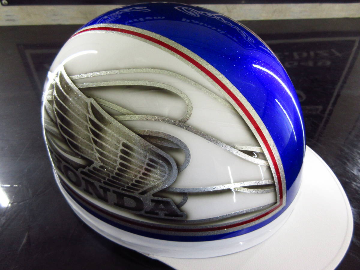 送料込！！カスタムコルク半 ホンダ ファイヤー 青赤白ラメ 最安値056