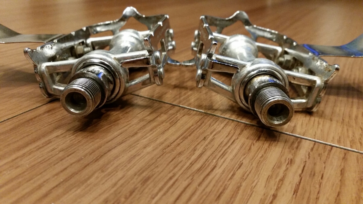 CAMPAGNOLO カンパニョーロ ペダル トゥクリップつき ビンテージ