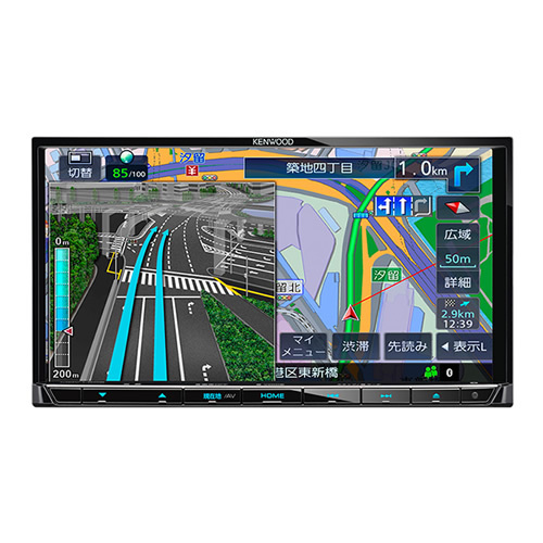 ケンウッドMDV-L505 2018年製 2021年地図データ 彩速ナビ用（MDV-Z905⁄