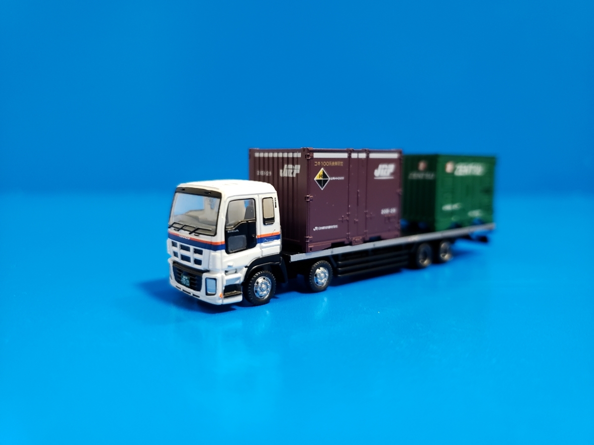 1 150 トラックコレクション 日本通運 いすゞギガ コンテナ積載車 トラック トレーラー 売買されたオークション情報 Yahooの商品情報をアーカイブ公開 オークファン Aucfan Com