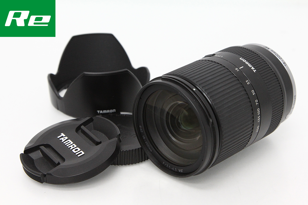 実用品|タムロン 18-200mm F3.5-6.3 Di III VC (Model B011) ブラック ソニーEマウント用 γK233