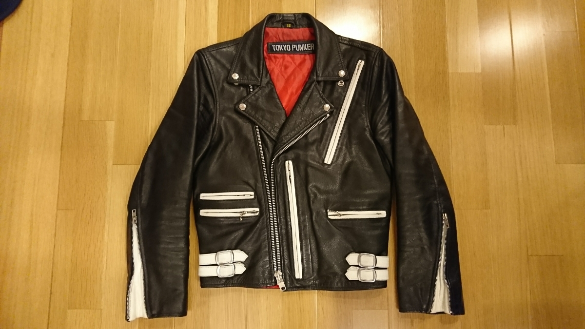 鋲ジャン ジムズイン ジムズイン ライダースジャケット 32インチ 東京