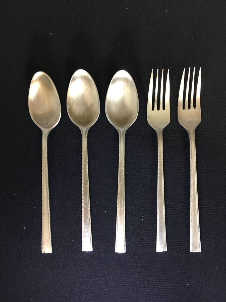  LUCKY WOOD ラッキーウッド ラッキーシルバー フォーク 2客 スプーン 3客 総重量257ｇ(カトラリー)｜売買されたオークション情報、yahooの商品情報をアーカイブ公開 - オークファン その他