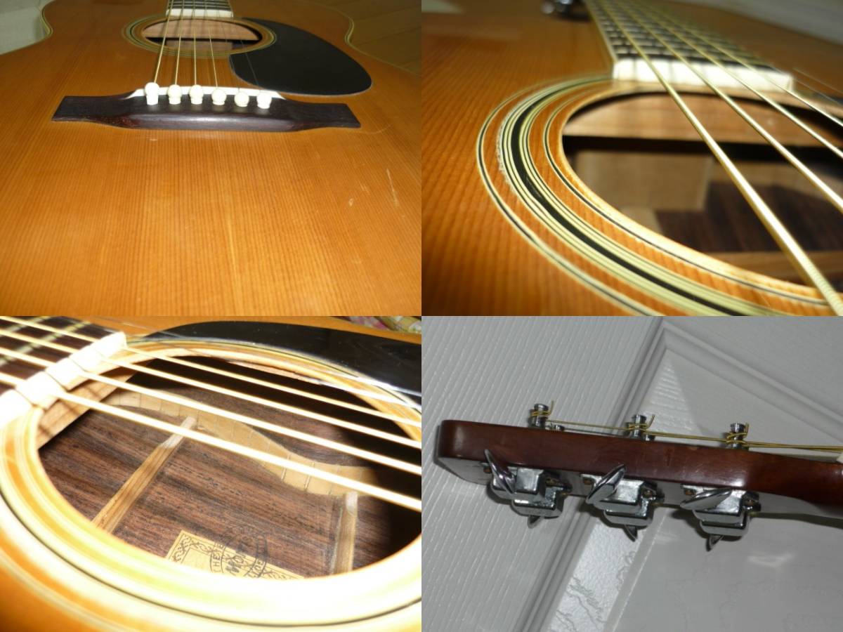 珍！筆記ロゴ Morris W-20 1972年製 アコースティックギターの