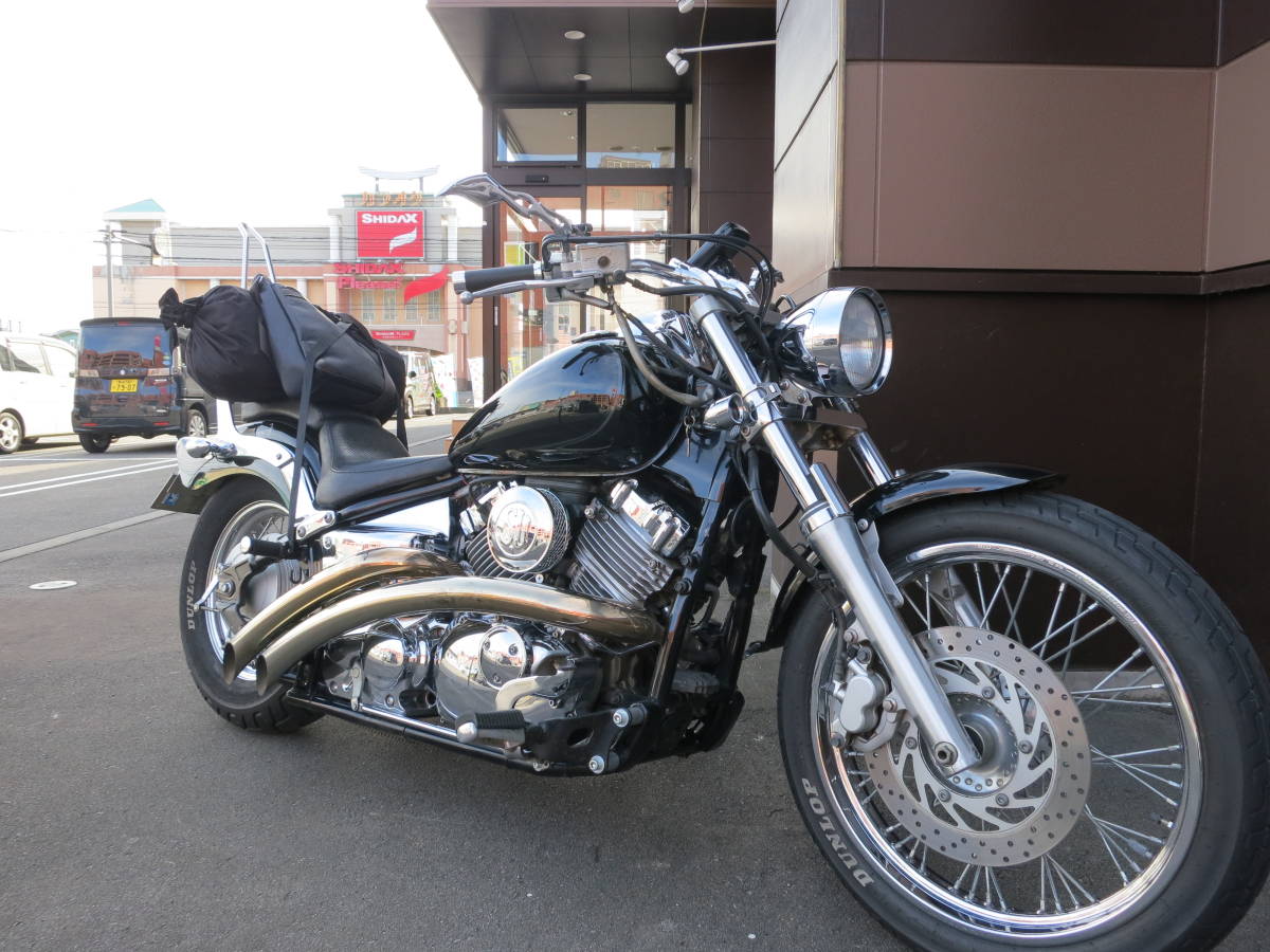 ☆DRAGSTAR ドラッグスター 400用GARAGE T&F ベントマフラー 