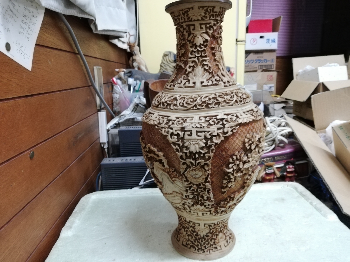 2026年最新Yahoo!オークション -中国堆朱花瓶の中古品・新品 時代物