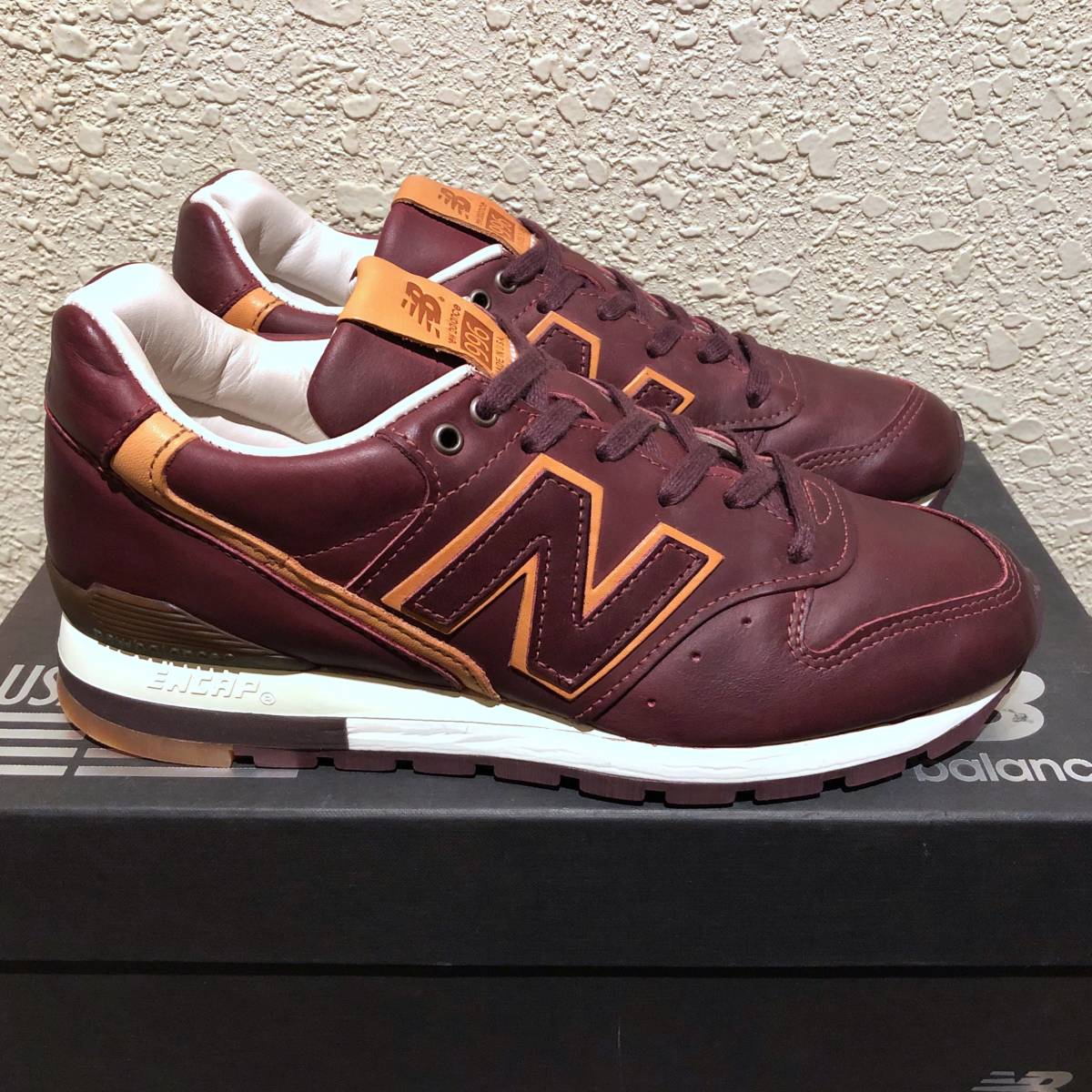 人気SALE，HOT 直営店限定 USA製 NEW BALANCE M996BHR BURGUNDY US6D 24cm HORWEEN社製クロムエクセルレザー使用 アメリカ米国製 バーガンディー(24.0cm)｜売買されたオークション情報、yahooの商品情報をアーカイブ公開 - 24.0cm