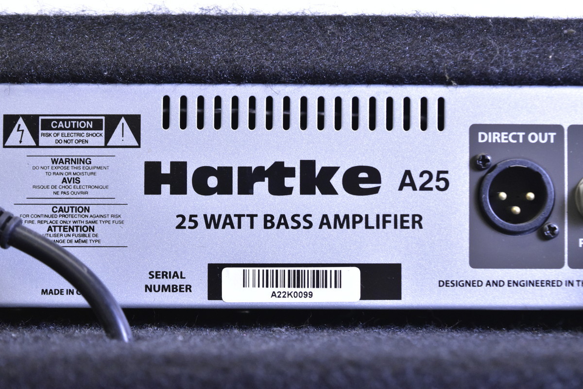 送料1000円!!】Hartke ハートキー A25 ベースアンプ HartkeA25 【公式