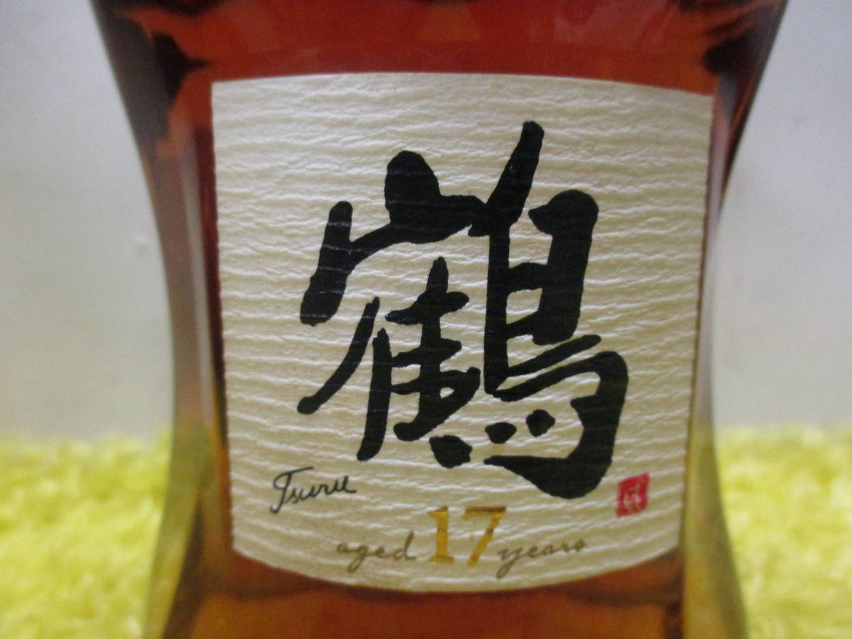 ★未開栓 ニッカウイスキー 鶴 700ml モルトグレーン 43％ 鶴・TSURU 17年 700ml 43% モルト/グレーン ニッカウィスキー・NIKKA